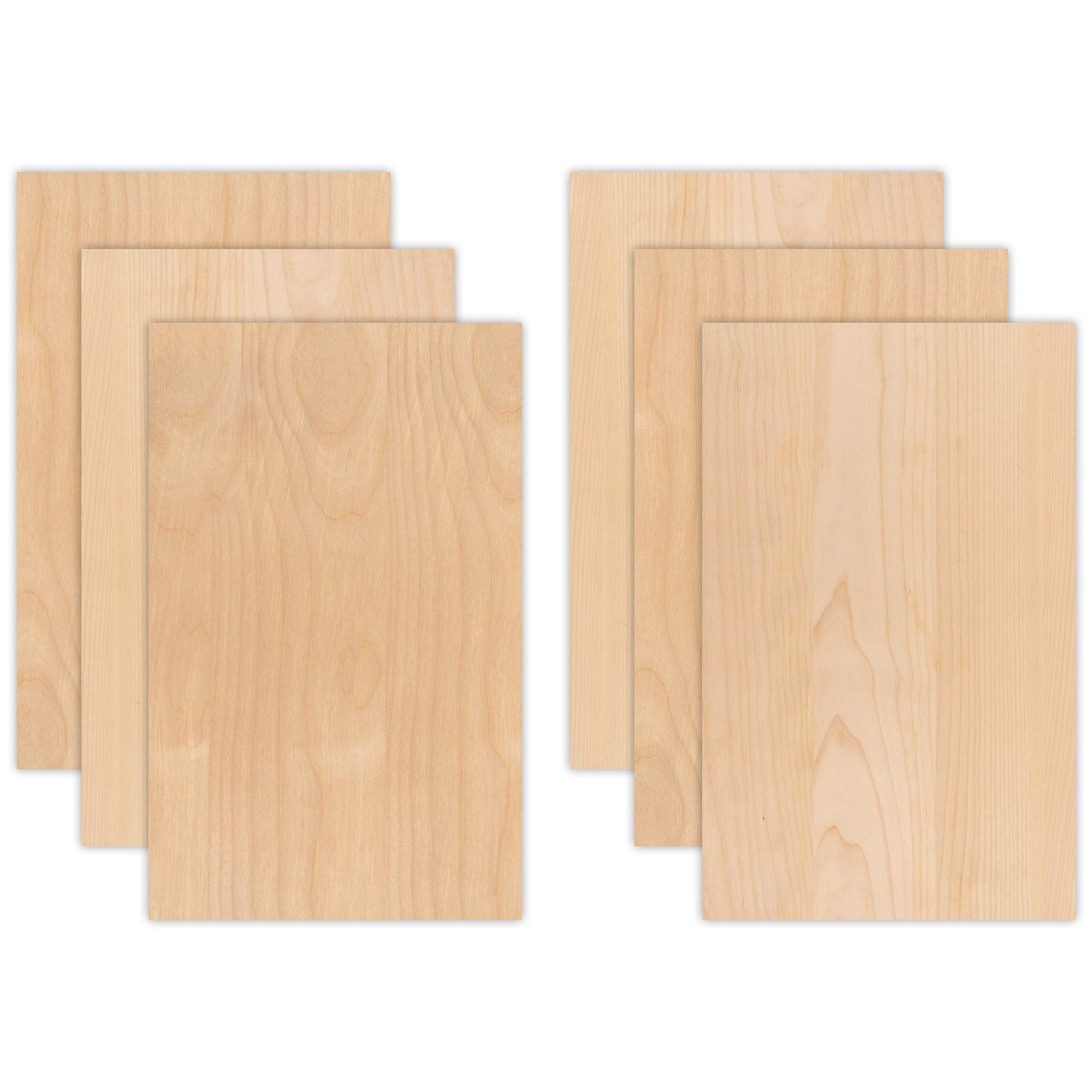 Amazon.com: Alder 6 Sheets | 6mm 1/4th inch, 12”x19” Premium Two